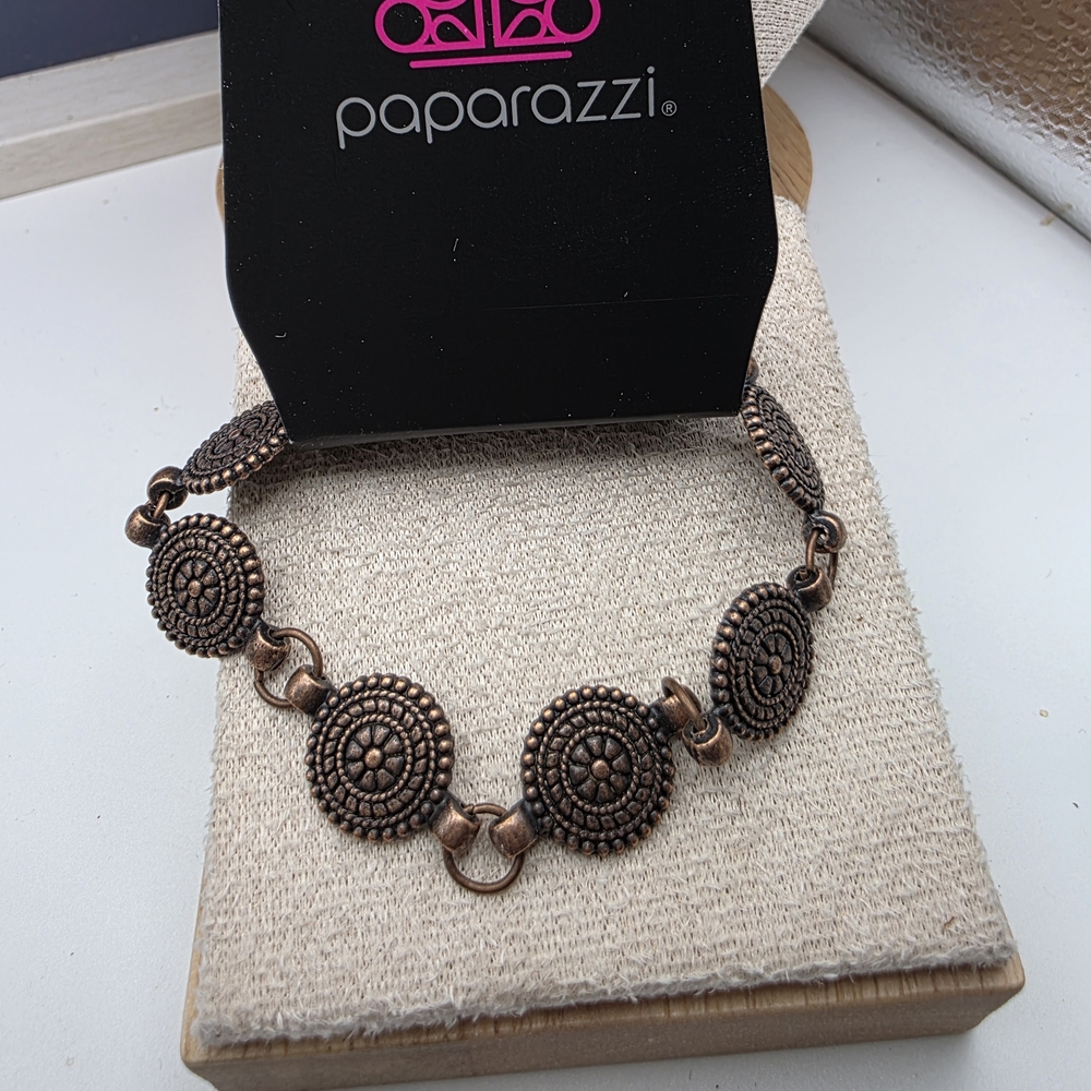 Paparazzi Antique Copper Bracelet (924)